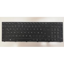 Hinterbeleuchtete-Tastatur QWERTZ DE für NK50SZ