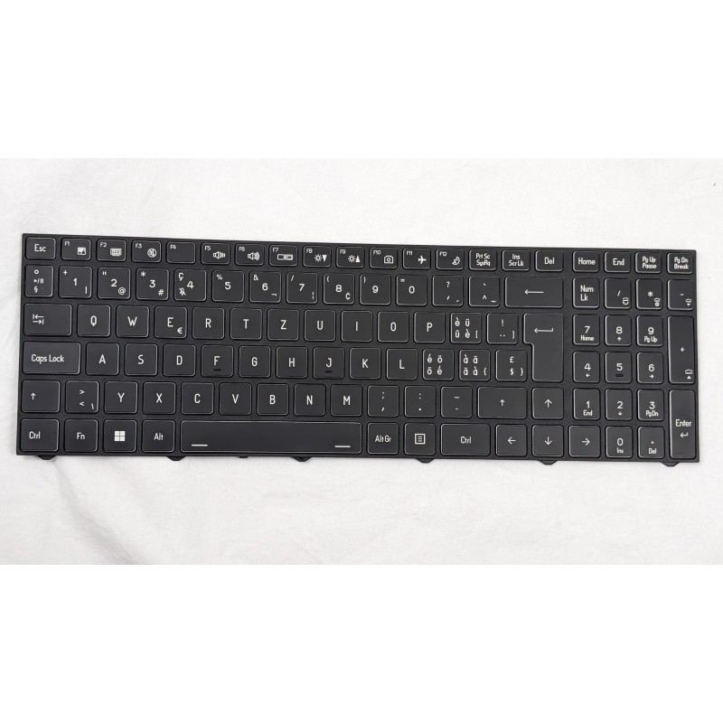 Hinterbeleuchtete-Tastatur QWERTZ DE für NS50AU
