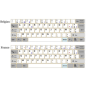 Tastatur AZERTY-BE P775DM3